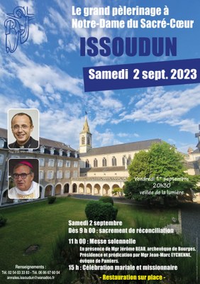 Issoudun - Samedi 2 septembre 2023 - Pèlerinage  à N.D. du Sacré-Coeur 